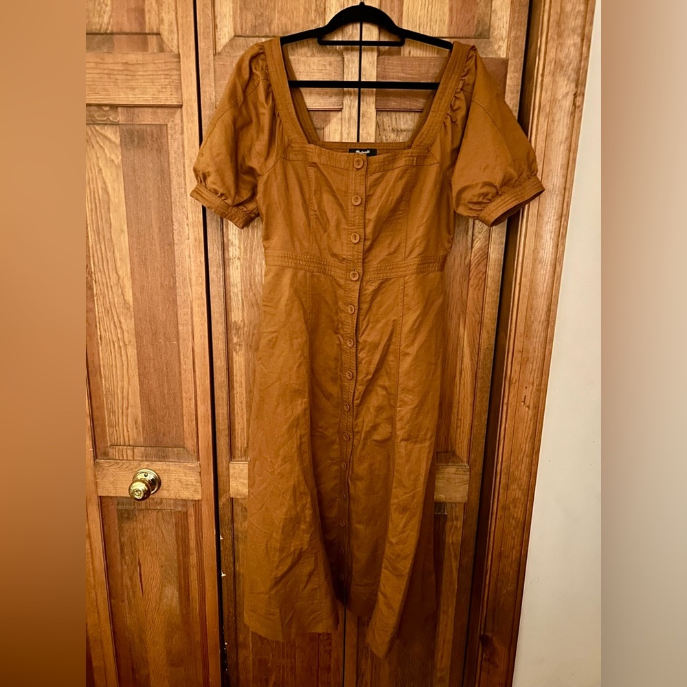 Madewell Brown Midi Dress